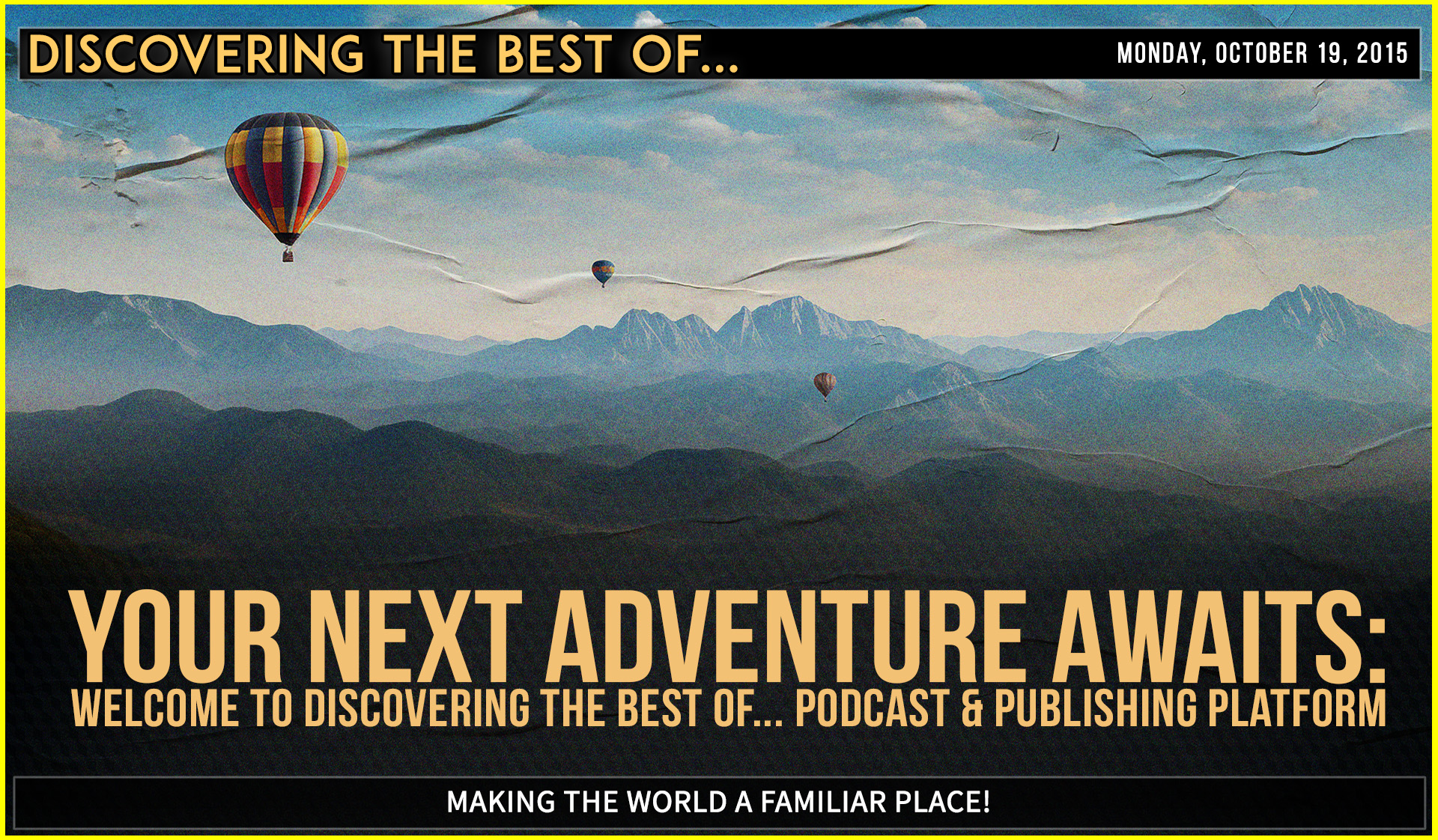 Your Next Adventure Awaits: Welcome to Discovering the Best of...